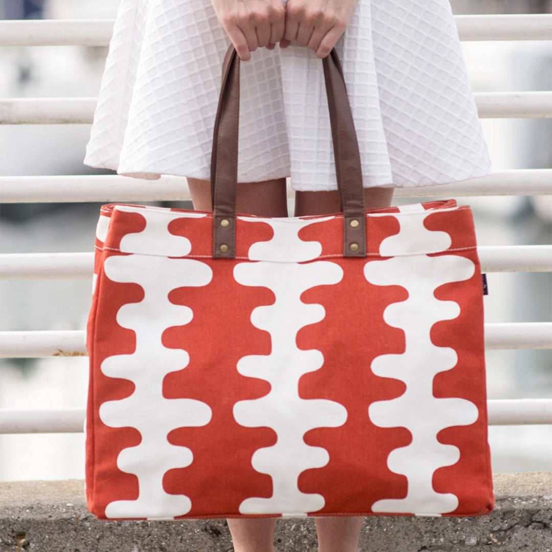 Carryall Tote - Tangerine Echo