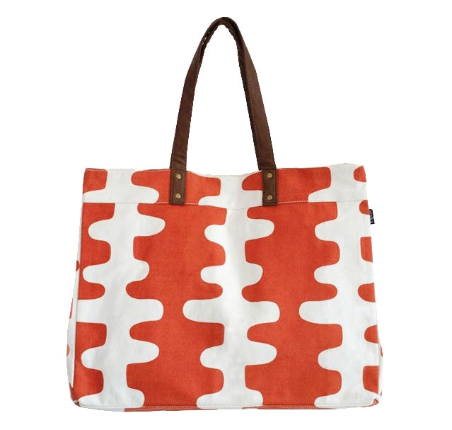 Carryall Tote - Tangerine Echo